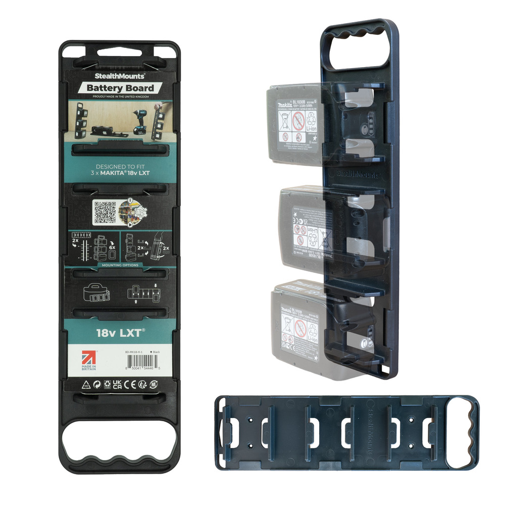 thumbnail image 2 of StealthMounts Milwaukee M18 Battery Holder For Packout System 2 of 11