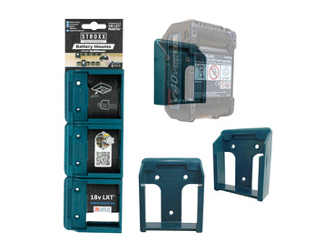 STROXX Blue Battery Mounts for Makita 18v by StealthMounts 