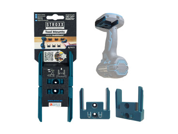 STROXX Blue Tool Mounts for Makita 18v by StealthMounts