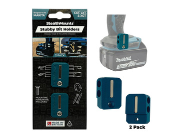 StealthMounts Stubby Magnetic Bit Holder for Makita CXT, LXT & XGT Tools