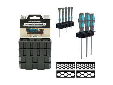 StealthMounts Wall Hive System Screwdriver Rack