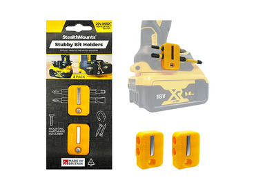 StealthMounts Stubby Magnetic Bit Holder for Dewalt XR & Flaxvolt Tools