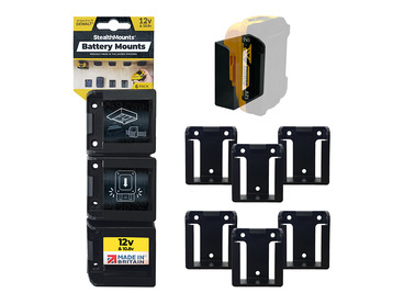 StealthMounts Battery Mounts for DeWalt 10.8v / 12v 