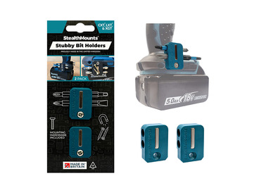 StealthMounts Stubby Magnetic Bit Holder for Makita CXT, LXT & XGT Tools