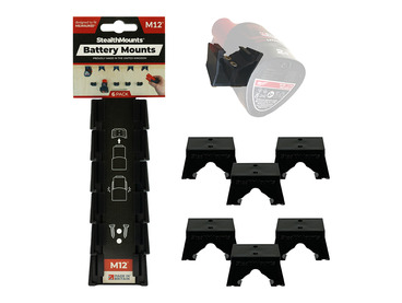 StealthMounts Battery Mounts for Milwaukee M12 