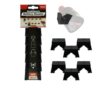 StealthMounts Battery Mounts for Milwaukee M12 