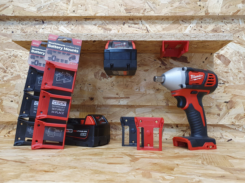 StealthMounts Battery Mounts for Milwaukee M18 