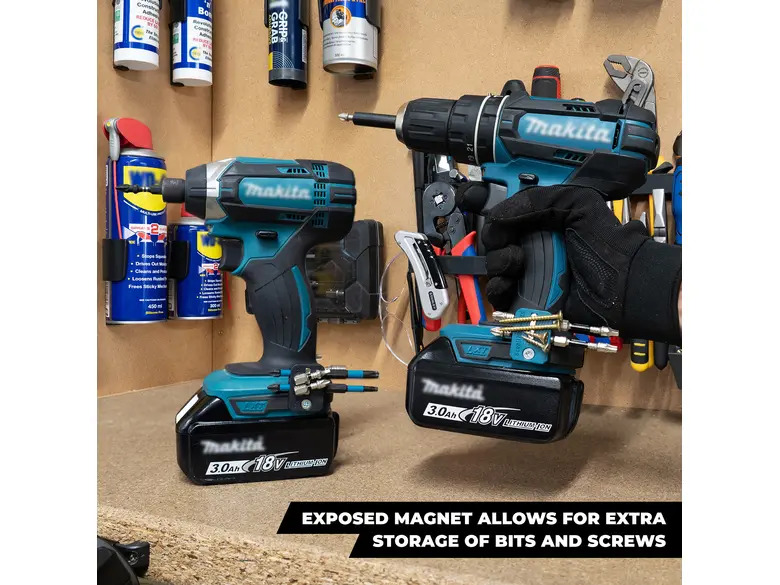StealthMounts Stubby Magnetic Bit Holder for Makita CXT, LXT & XGT Tools