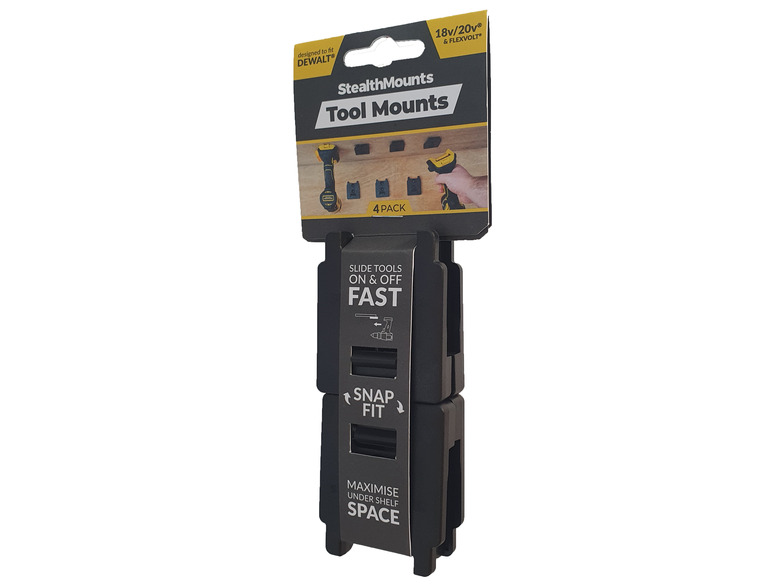 StealthMounts Tool Mounts for Dewalt 18v/20v & Flexvolt