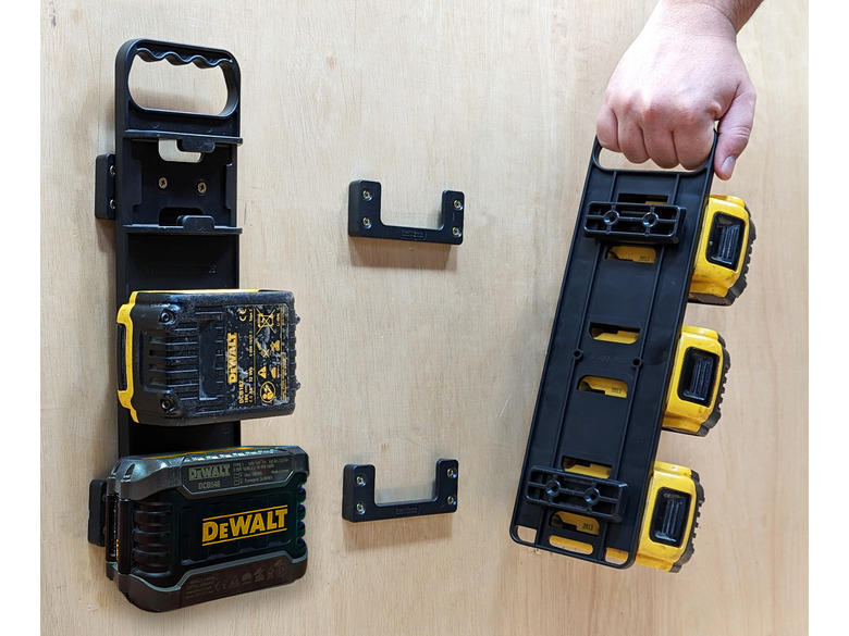 StealthMounts Battery Board with Handle For DeWalt