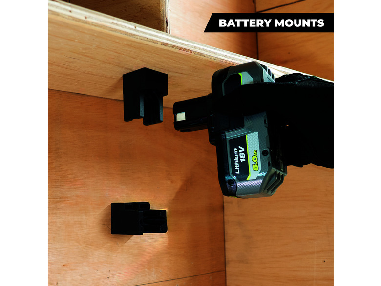 StealthMounts Battery Mounts for Ryobi 18v ONE+ V2