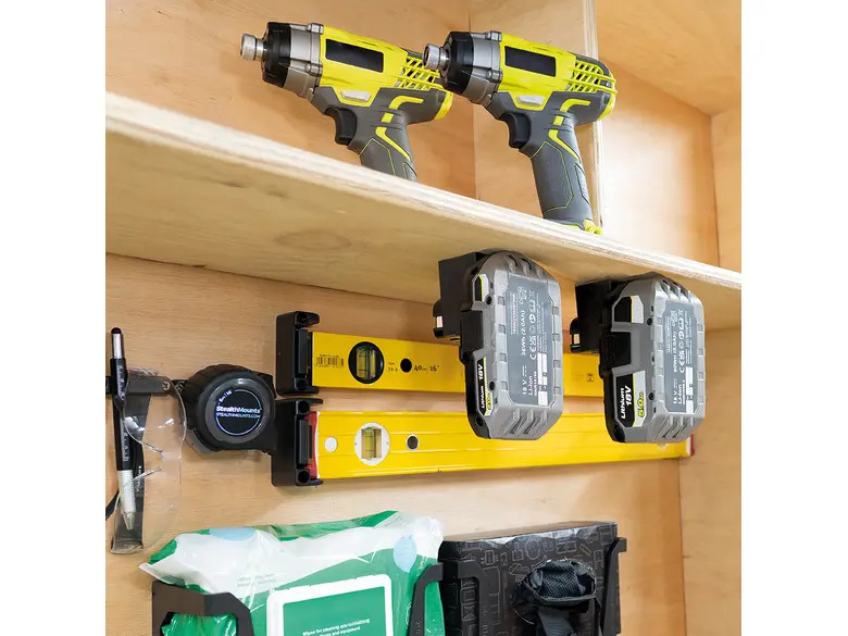 StealthMounts Battery Mounts for Ryobi 18v ONE+ V2