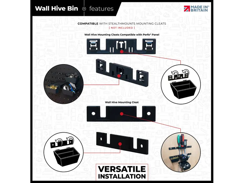 StealthMounts Wall Hive Bin