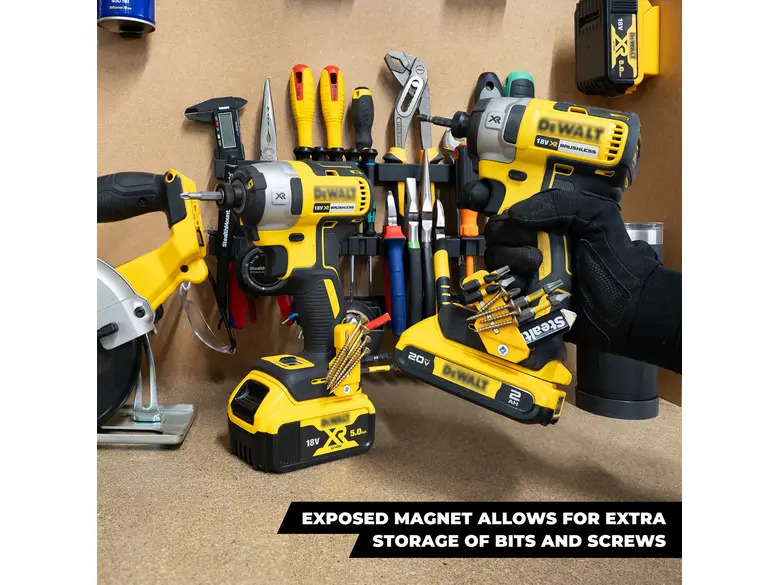 StealthMounts 45° & 90° Magnetic Bit Holder for Dewalt XR & Flexvolt Tools