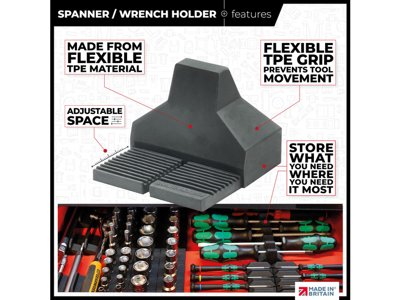 StealthMounts Drawer Hive Spanner/Wrench Holder