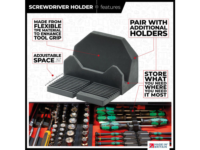 StealthMounts Drawer Hive Screwdriver Holder