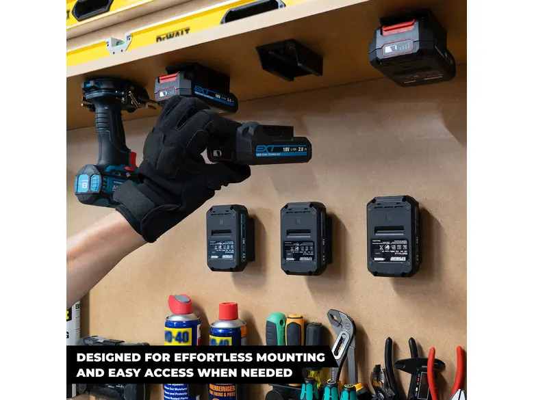 StealthMounts Battery Mounts for Erbauer 18v