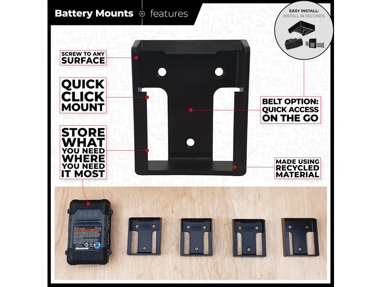StealthMounts Battery Mounts for Flex 24v