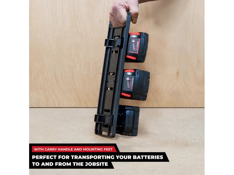 StealthMounts Battery Board with Handle and Feet for Milwaukee M18 