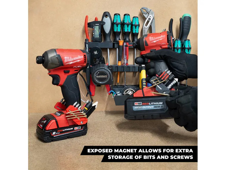 StealthMounts 45° Magnetic Bit Holder for Milwaukee M18 Tools