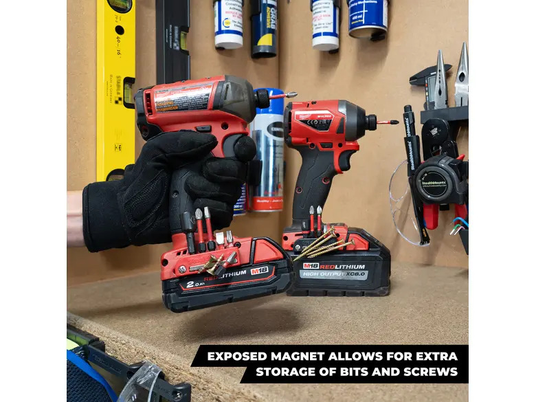 StealthMounts Magnetic Bit Holder for Milwaukee M18 Tools