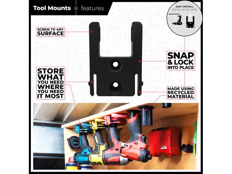 StealthMounts Tool Mounts for Milwaukee M18
