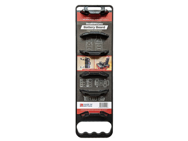 StealthMounts Battery Board with Handle and Feet for Milwaukee M18 