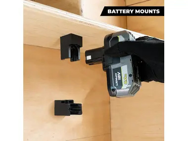 StealthMounts Battery Mounts for Ryobi 18v ONE+ V2