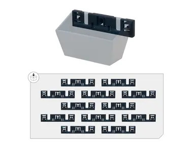 StealthMounts Wall Hive Mounting Cleats Compatible with Perfo Panels