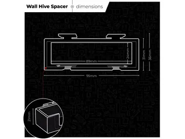 StealthMounts Wall Hive Spacer