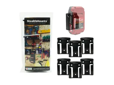 StealthMounts Battery Mounts for Bauer 20v 