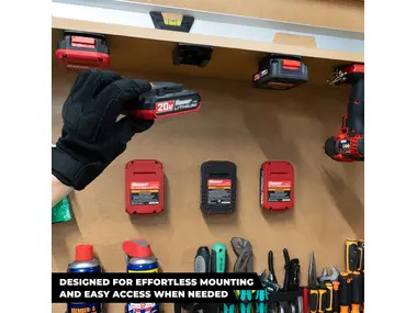 StealthMounts Battery Mounts for Bauer 20v 