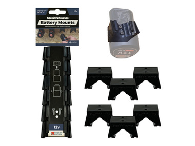 StealthMounts Battery Mounts for Bosch 10.8v / 12v 