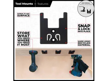 StealthMounts Tool Mounts for Bosch 18v