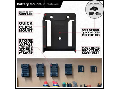 StealthMounts Battery Mounts for Hilti Nuron 22v