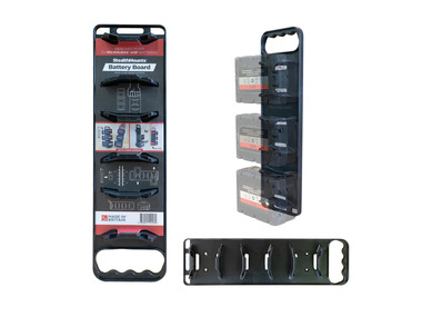 StealthMounts Battery Board with Handle for Milwaukee M18