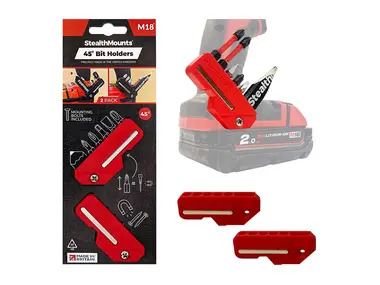 StealthMounts 45° Magnetic Bit Holder for Milwaukee M18 Tools