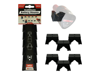 StealthMounts Battery Mounts for Milwaukee M12 