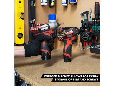 StealthMounts Magnetic Bit Holder for Milwaukee M12 Tools