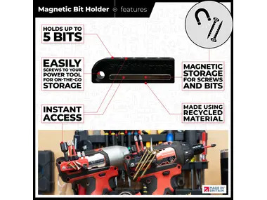 StealthMounts Magnetic Bit Holder for Milwaukee M12 Tools