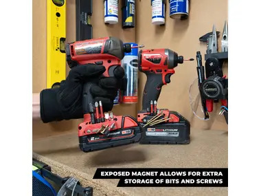 StealthMounts Magnetic Bit Holder for Milwaukee M18 Tools