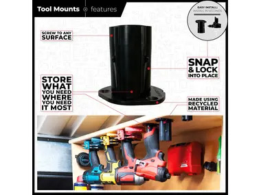 StealthMounts Tool Mounts for Milwaukee M12