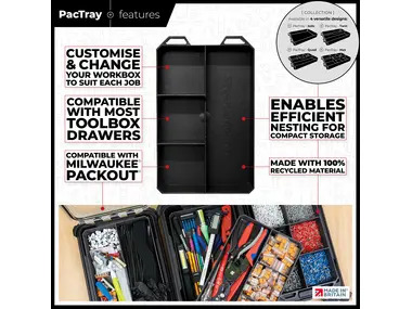 StealthMounts BLACK Quad PacTray