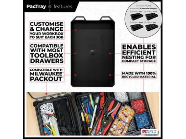 StealthMounts BLACK Open PacTray